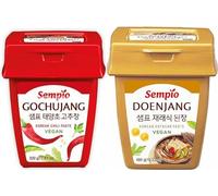 Xihaha Sempio Doenjang Soybean Paste 460g Bundled with Gochujang Classic 500g