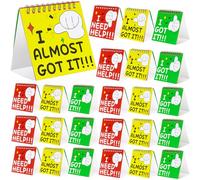 xiheer 36 Pcs I Need Help Mini Flip Chart for Classroom Management Tools, Behavior Chart for Teachers Elementary classroom Must Haves, Middle School Educational and Learning Activities Supplies