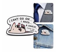 XIHEYUEBANG Funny Goose Enamel Pin, “Today I’m a Serious Goose” Cute Cartoon Lapel Pin Brooch, Alloy Metal with Rubber Clutch Back, for Backpack, Hat, Jacket, Bag, Gift Idea, Funny Possum, One size