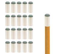 XIHIRCD 20pcs Billiard Cue Tips 12mm, 0.47in Pool Cue Stick Tips Billiard Cue Tips Replacement Kit Slip on Pool Cue Tips Pool Table Accessories for Lp Century Snooker & Billiards