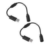 XIHIRCD 2pcs USB Breakaway Cables, USB Breakaway Cord Replacements for Logitech G920 G923 G27 G29 Driving Force & Thrustmaster Ferrari 458 Spider Racing Wheel Cord