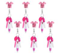XIHIRCD 30pcs Nurse Pen Set, Versatile Nurse Badge Accessories Include Nurse Badge Holder Highlighter Pen Marker Pen LED Light Keychain Four-Color Ballpoint Pen for Nurse Doctor Day Gift