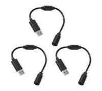 XIHIRCD 3pcs USB Breakaway Cables, USB Breakaway Cord Replacements for Logitech G920 G923 G27 G29 Driving Force & Thrustmaster Ferrari 458 Spider Racing Wheel Cord