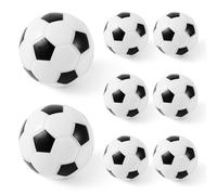 XIHIRCD 8PCS Foosball Balls Replacement Parts, 1.42 Inch Table Soccer Foosballs Table Balls Mini Small Soccer Balls Decor Accessories for Football Game Kids Adults Parties Clubs