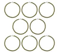 XIHIRCD 8pcs Military Elastic Boot Straps, Boot Blousers Bands Blousing Garters with Metal Hooks Boot Shoelaces for Men Women Navy Army Air Force (Green)