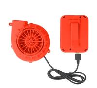 XIHIRCD Inflatable Costume Fan - Portable Mini Blower With USB Plug & Battery Case for Inflatable Suit (Orange)