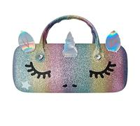 xihongshi Glasses Case Portable Eyeglasses Box Creative Spectacle Case for Student Glasses Storage Cute Unicorn Eye Box for Girls