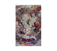 XIHOO Yasirona Chinese Spiderverse Poster Across the Spider Verse Chinese Posters Prints Bedroom Decor Silk Canvas for Wall Art Print Gift Home Decor Unframe Poster 16x24inch 40x60cm