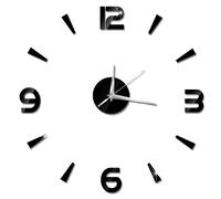 XII DIY Classic Wall clock KXD0071 - Unisex - Adjustable (DIY) - Quartz Black Adjustable