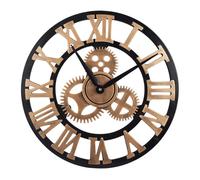 XII Gears Wall clock KXD0057-50 cm - Unisex - Quartz - Wood Wood 50 cm