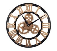 XII Gears Wall clock KXD0082 - Unisex - 30 cm - Quartz Wood 30 cm