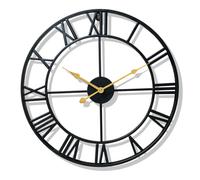 XII Wall clock KXD0055 - Unisex - 40 cm - Quartz Black 40 cm