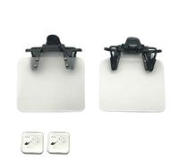XII WY 2 Packs International Standard Shooting Glasses Patch Shooting Patch for Eye Glasses Shooting Blinders for Glasses Occluder Clip on Eye Mask Archery Aim Assistance white