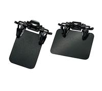 XII WY 2 Packs International Standard Shooting Glasses Patch Shooting Patch for Eye Glasses Shooting Blinders for Glasses Occluder Clip on Eye Mask Archery Aim Assistance Black