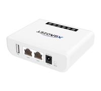 Xiiaozet Wireless Print Server, Share a Printer to Multiple Computer with 1 Port USB2.0 Wide Compatibility Convert Printer to Wirelesss Support Ethernet WiFi Connect Network LK100W.