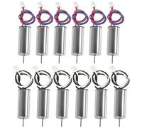 XIITIA 12pcs 716/7x16mm Motor 19000KV Insane Tiny Whoop Drone Frame Brushed Motors 6CW 6CCW Coreless Motor with JST-1.25 Connector for Model Aircraft/UAV/Quadcopter/Toy Aircraft, etc