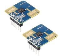 XIITIA 2pcs LD2402 Human Presence Radar Sensor Module HLK-LD2402 LD2402 Millimeter Wave Non-Contact 24GHz ISM Band Serial Port IO Level Output