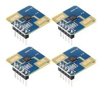 XIITIA 4pcs LD2402 Human Presence Radar Sensor Module HLK-LD2402 LD2402 Millimeter Wave Non-Contact 24GHz ISM Band Serial Port IO Level Output