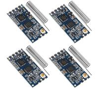 XIITIA HC-12 433Mhz Wireless Serial Port Module, 4pcs SI4463/SI4438, 1000M Range, Replace Bluetooth with Antenna, Default Baud Rate 9600bps, 4 Communication Channels