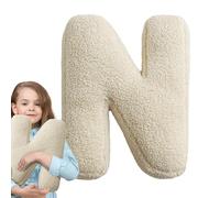 Xiixuuj Alphabet Letter Pillows - Soft Initial Alphabet Cushion | English Throw Decorative Plush, A to Z Initial Letter Hugging Pillow for Kids, Adults, Friends