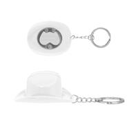 Xiixuuj Bottle Opener Keychain, Cowboy Hat Kitchen Can Opener, Key Charm Beverage Opening Tool, for Kitchen Home Bar Wedding Party Gathering Men Women Seniors