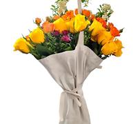Xiixuuj Bouquet Bag | Canvas Reusable Portable Handle - Flower Carrying Bag | for Commuting Dating Walking Riding Home Decoration Festival Celebrations