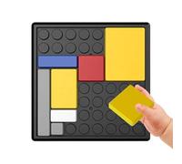 Xiixuuj Brain Teaser Logic Puzzle - Portable Intelligence Development Toy,Problem-Solving Puzzle - for Kids Teens Adults Home School Travel Camping Picnic