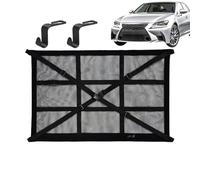 Xiixuuj Car Ceiling Storage Organizer | Overhead Storage Mesh Organizer for SUV,Load-Bearing Automotive Overhead Roof Organization for Camping Road Trip Long Time Driving Outdoor Activities