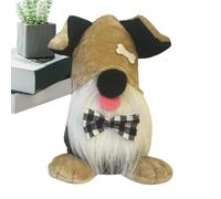 Xiixuuj Christmas Gnome Doll - Puppy Doll Scandinavian Gnomes,Dog Gnome Collectible Figurines, Pet Toys Cartoon Doll Swedish Tomte, Christmas Decorations
