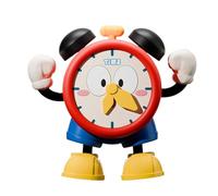Xiixuuj Dancing Alarm Clock,Cartoon Clock Figure Toy | Interactive Musical Clock Toy, Educational Learn To Crawl Toy With Light And Sound For Babies Boys Girls