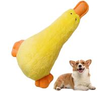 Xiixuuj Duck Plush Dog Toy, Plush Squeaky Dog Duck Toys, Soft Puppy Toys, Teething Chew Toy for Pets, Oral Health, Energy Consuming