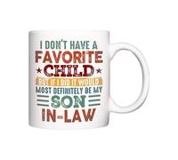 Xiixuuj I Don't Have A Favorite Child But If I Did It Would Most Definitely Be My Daughter in Law Mugs,Funny Heat Changing Mugs,350ml Novelty Coffee Mug,Ceramic Daughter in Law Mugs