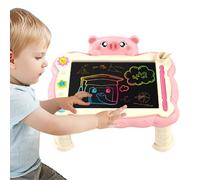 Xiixuuj Lcd Writing Tablet, Educational Erasable Sketch Pad with Stand, Portable Writing Tablet, Art Supplies for Home, School, Trave