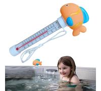 Xiixuuj Pool Temperature Tester | Cartoon Animal Floating Pool Temperature Tester - Shatter Resistant Bathtub Accessories with String Animal Ponds Equipments for Kids Baby Adults