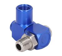 Xiixuuj Quick Connect Air Hose Fittings | Industrial Swivel Air Compressor Fittings,360 Degree Swivel Adapter Aluminum Accessories for HVAC Garden Industrial Manufacturing Automotive Applications