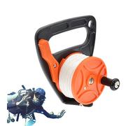 Xiixuuj Scuba Dive Reel | Scuba Dive Reel - Scuba Dive Reel Kayak Reel High Visibility Retractable Cord Diving Reel Finger Spool 150ft for Cave and Wreck Exploration