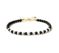 XIJIN Stone Beaded Anklets for Women Handmade Beach Boho Round Bead Ankle Bracelet Jewelry Gift for Her, M, Stone, no gemstone