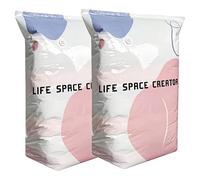XIJINA Vacuum Storage Bags, No-Pump Press and Seal, Extra Large, Roll-Up Compression, Reusable, for Clothes, Duvet, Travel and Home, 2 Pack (100×80×30cm, Pack of 2)