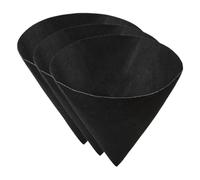 Xijobido 3 Pieces Cone Shaped Hanging Baskets Liners, Planter Liners For Outdoor Plants, 12/14/16 Inch Felt Flower Pot Liner, Planter Liner For Indoor Outdoor Garden Flower Pot Vegetable Growth