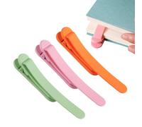Xijobido Automatic Book Mark, 3pcs Silicone Automatic Bookmarks, Book Marks for Reading Women, Smart Bookmarks, Silicone Bookmark Clip, Silicone Book Marks for Books, Book Lovers, Kids, Women, Men