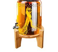 Xijobido Beverage Dispenser Stand,Wooden Kitchen Accessories with Legs | Counter Lemonade Dispenser Holder,for Event Catering Restaurant Bar Wedding Birthday Buffet Church Markets Home