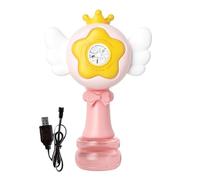 Xijobido Bubble Blower Wand - Kids Bubble Wand With Colorful Light - Electric Blower Making Tool for Amusement Parks Outdoor Beaches Backyards