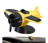 Xijobido Car Dash Decorations - Rotating Aircraft Ornament - Solar Powered Cool Toy Interior Accessories for Truck Console Tabletop Desk Workplace Home