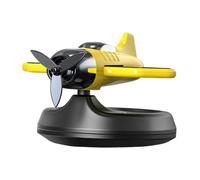 Xijobido Car Fragrance Diffuser | Solar Powered Rotating Car Aromatherapy With Aircraft Shape | Lasting Long Air Freshener for RV Truck Pickup Trailer Use for