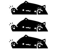 Xijobido Cat Wall Stickers | Cat Decal Wall Decor Sticker | Car Decoration Stickers Decor, Cat Mural Art Decal for Wall, Trunk, Windshield