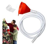 Xijobido Christmas Tree Watering Funnel,Plant Watering Device | Long Tree Irrigation Funnel for Homeowners Seasonal Decorating Plants Garden Families Holiday Decorators Home Decor Flowers