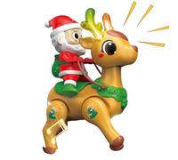 Xijobido Crawling Toy for Baby,Crawling Baby Toy with Music | Lighted Santa Figure Early Learning Companion for Preschool Nursery Floor Play Christmas Kindergarten