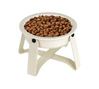 Xijobido Dog Slow Feeder Bowl - Ceramic Metal Anti-Choking Dog Bowl - Dish Feeder with Iron Stand for Travel Indoor Dining Apartment Kitchen Daily Home Outdoor Healthy Eating Puppy
