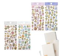 Xijobido Fun Stickers for Kids, Funny 3D Supplies, 3D Embossed Craft Stickers, Phone Case Journals Cards Planners Wrapping Diaries Children Classroom School Preschool Elementary Students