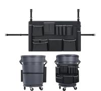 Xijobido Garbage Bin Apron | Commercial Cleaning Supplies Organizer Bag | Cleaning Tool Storage for 32-55 Gallon Can Home Outdoor Garden Lawn Patio Living Room Backyard Porch
